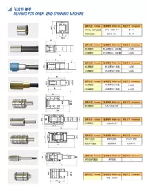 China BEARING FOR OPEN-END SPINNING MACHINE, bearing for OE spinning machine, rollers for vortex spinning supplier
